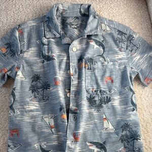 Kids' Ocean Adventure Button Down Shirt